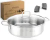 DIVORY Schmorpfanne 28 cm – Hohe Edelstahl Servierpfanne Produktbild-Vorschau 1