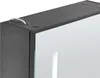 BELIANI Koupelnová zrcadlová skříňka s LED černá 40 x 60 cm Náhled obrázku produktu 7