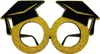 Oblique Unique Brille Prüfung bestanden mit Doktorhut und Produktbild-Vorschau 1