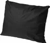A black pillow on a white background. Voir les images du produit