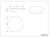 Lámpara de techo LED, metal, blanca, color alabastro, Vista previa de la imagen del producto 4