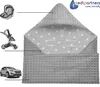 Kuscheldecke für babys, Einschlagdecke, Baumwolle, 85x85, Produktbild-Vorschau 6