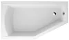 Aqua For You | Polimat Badewanne - 140x90cm - Asymmetrische Produktbild-Vorschau 3