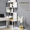 HOMCOM Bureau d'angle avec étagères de rangement Bureau Voir les images du produit 11