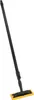 A cleaning tool with a black handle and a yellow pad. Podgląd zdjęcia produktu