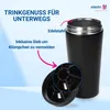 Protein Shaker auslaufsicher 'Core' 600 ml - doppelwandiger Produktbild-Vorschau 4