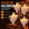 4er Set Halloween Deko LED Geister, hängende Halloween Produktbild-Vorschau 6