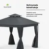 Blumfeldt Mondo Dual Pavillon 3x3 – Doppeldach & Podgląd zdjęcia produktu 3