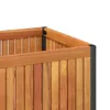 Pflanzkübel 45x45x44 cm Massivholz Akazie und Stahl Produktbild-Vorschau 8