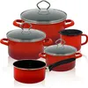 Karl Krüger 89566RO Topf-Set Rom 5-tlg., rot Produktbild-Vorschau 1