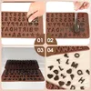 Silikon-Buchstabenform und Zahlen-Schokoladenformen mit Produktbild-Vorschau 4