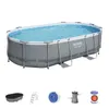 Piscina ovale fuori terra Power Steel, filtrazione a Anteprima dell’immagine prodotto 1