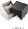 A watch box with the lid open, showing a cushion inside. Anteprima dell’immagine prodotto