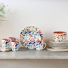 CreaTable, 17407, Folklore Colourful, 16-dielny jedálenský Náhľad obrázku produktu 4