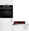 A built-in oven and a stovetop are shown in a kitchen setting. Produktbild-Vorschau