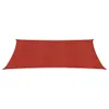 vidaXL Voile d'ombrage 160 g/m² rouge 3x4 m HDPE Voir les images du produit 10
