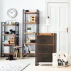 home24 Regal - 3 Fächer - Akazie Massiv / Metall Produktbild-Vorschau 4