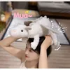 Plüsch Drache 50 cm – Kawaii Körperkissen in Weiß – Produktbild-Vorschau 2