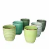 6er Set Green Kaffeebecher Grün 350ml ohne Henkel Produktbild-Vorschau 1