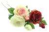 3x Kunstblume "Rosen" 69 cm groß, wie echt, Real Touch Produktbild-Vorschau 2