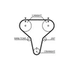 GATES 5265XS Zahnriemen für MAZDA 323 III Hatchback (BF) Produktbild-Vorschau 1