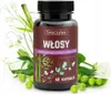 A bottle of dietary supplements with natural elements like bamboo and peas surrounding it. Produktbild-Vorschau