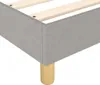vidaXL Box spring bed frame light grey 90x190 cm fabric Náhľad obrázku produktu 6