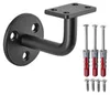 SOTECH Handlaufhalter Curve Stahl schwarz – rund, 90°, 55 x Produktbild-Vorschau 1