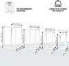 bremermann Lot de 4 tabourets à fleurs, présentoir à fleurs Voir les images du produit 7