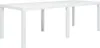vidaXL Table de jardin blanche 220x90x72 cm plastique Voir les images du produit 5