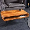 riess-ambiente Massivholz Couchtisch ALPHA 90cm braun Produktbild-Vorschau 1
