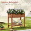 WOLTU Hochbeet Holz, 80x75x40 cm, Gemüsebeet mit Produktbild-Vorschau 6