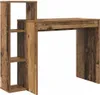 vidaXL Scrivania con ripiano in legno di recupero 100 x 40 Anteprima dell’immagine prodotto 1
