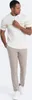 Ombre Clothing Herren-T-Shirt mit Kragen Lonefist cremig XL Produktbild-Vorschau 4