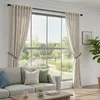 Rideaux aspect lin avec passants Voile Rideau fenêtre Beige Voir les images du produit 8