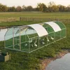XINZI Professionele kippenstal, 3x10 meter – Metalen ren Productafbeelding-voorbeeld 12