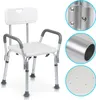 Jiubiaz Tabouret de douche Chaise de salle de bain Hauteur Voir les images du produit 1