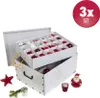 Set: 3 x Weihnachtlicher XL Deko Karton mit Einsätzen für Produktbild-Vorschau 1