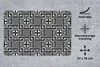 MuchoWow® Mauspad Mousepad Geometrie - Muster - Schwarz Produktbild-Vorschau 2
