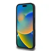 A black iPhone case with a colorful wallpaper displayed on the screen, shown from a side angle. Anteprima dell’immagine prodotto