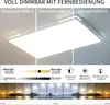 Style home 192W LED Deckenleuchte Deckenlampe, 90x60x5cm Produktbild-Vorschau 3