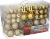 Weihnachtskugel Set, 100 Stück Gold Produktbild-Vorschau 1