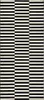 A rug with a black and white striped pattern. Anteprima dell’immagine prodotto