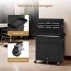 2 in 1 Rollwagen mit 5 Schubladen, Schrank & 6 Haken, mit 2 Produktbild-Vorschau 5