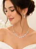 Svatební šperky Set náhrdelník řetěz náušnice Crystal Náhled obrázku produktu 1