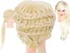 Głowa treningowa fryzjera, naturalne blond włosy Podgląd zdjęcia produktu 11