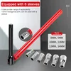 A set of tools including a red wrench and several silver sockets, with text overlays describing the product's features and specifications. Náhled obrázku produktu