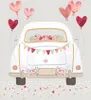 Serviette "Just Married Car", 20 Stück Produktbild-Vorschau 1