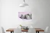 MuchoWow® Poster Graue Katze schläft auf rosa Teppich 90x60 Produktbild-Vorschau 2