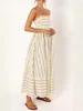 Vestito Lungo Donna - Abito Estivo a Righe - Copricostume Anteprima dell’immagine prodotto 6